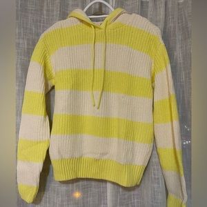 Style & Co knitted sweater with hoodie